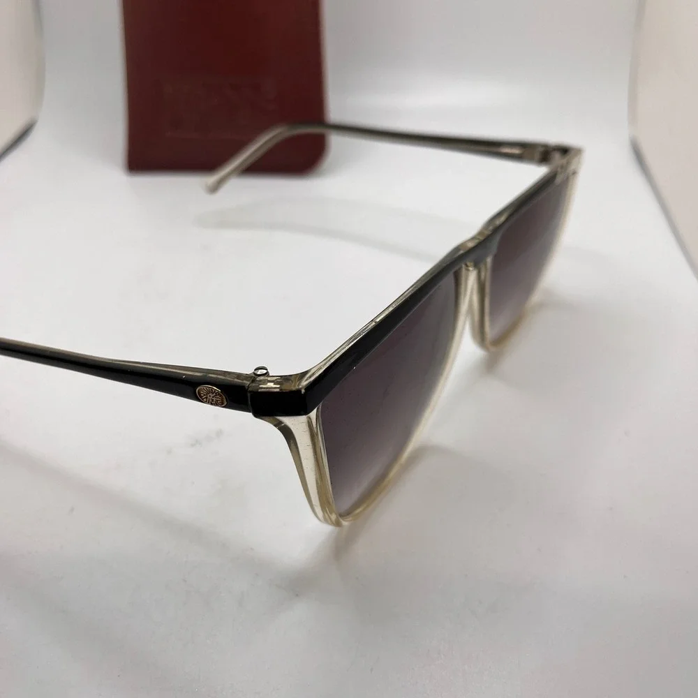 Anne Klein Sunglasses Women OS Black‎ Pre-Owned Vintage Oversized Gradient